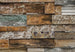 Papel Pintado - Colorful Stone Wall 366x254cm - Papel Tapiz de Papel