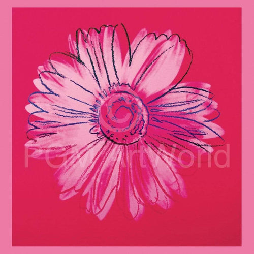 Andy Warhol Daisy 1982 Reproducción de arte 90x90cm | Yourdecoration.es