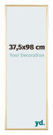 Kent Aluminio Marco de Fotos 37 5x98cm Dorado Delantera Tamano | Yourdecoration.es