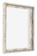 Lyon MDF Marco Flotante 1 1 Blanco Vintage Delantera Oblicuo | Yourdecoration.es