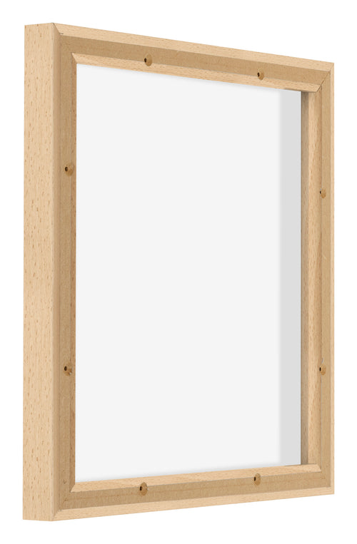 Lyon MDF Marco Flotante 1 1 Haya Trasera Oblicuo | Yourdecoration.es