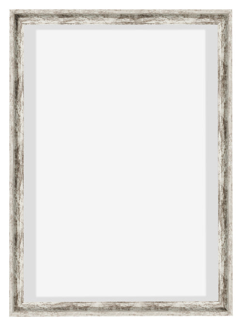 Lyon MDF Marco Flotante 5 7 Blanco Vintage Delantera | Yourdecoration.es