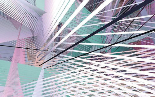 6011b vd4 komar space grid spring Fotomural Tejido No Tejido 400x250cm 4 Tiras | Yourdecoration.es