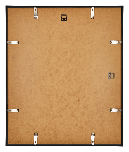 Annecy Plastico Marco de Fotos 20x25cm Negro Mat Parte trasera | Yourdecoration.es