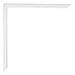 Annecy Plastico Marco de Fotos 28x35cm Blanco muy brillante Detalle Esquina | Yourdecoration.es