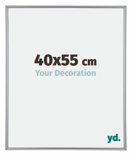 Annecy Plastico Marco de Fotos 40x55cm Plateado Parte delantera Tamano | Yourdecoration.es