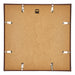 Annecy Plastico Marco de Fotos 70x70cm Marron Parte trasera | Yourdecoration.es