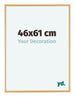Austin Aluminio Marco de Fotos 46x61cm Dorado Vintage Delantera Tamano | Yourdecoration.es