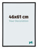 Austin Aluminio Marco de Fotos 46x61cm Negro Mate Delantera Tamano | Yourdecoration.es