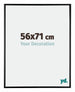 Austin Aluminio Marco de Fotos 56x71cm Negro muy brillante Parte delantera Tamano | Yourdecoration.es