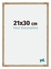 Catania MDF Marco de Fotos 21x30cm Dorado Tamano | Yourdecoration.es