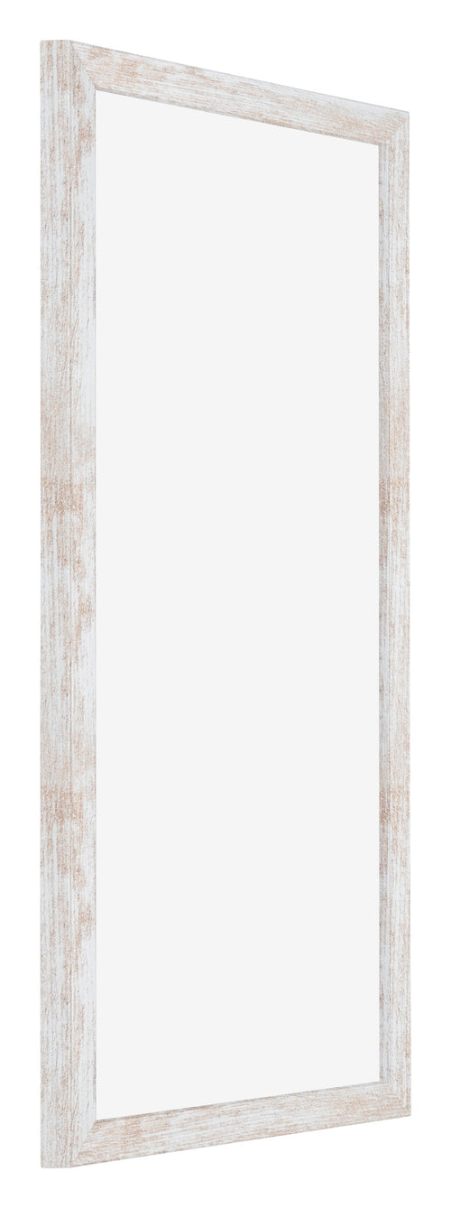 Catania MDF Marco de Fotos 30x60cm Blanco lavado Parte delantera Oblicuo | Yourdecoration.es
