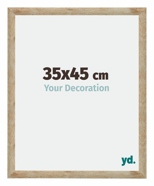 Catania MDF Marco de Fotos 35x45cm Dorado Tamano | Yourdecoration.es