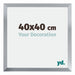 Catania MDF Marco de Fotos 40x40cm Plateado Tamano | Yourdecoration.es