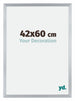Catania MDF Marco de Fotos 42x60cm Plateado Tamano | Yourdecoration.es