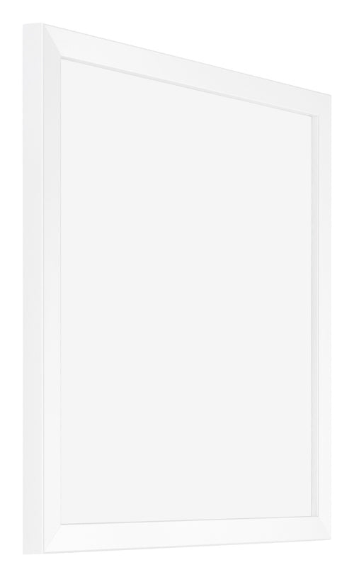Catania MDF Marco de Fotos 45x45cm Blanco Parte delantera Oblicuo | Yourdecoration.es