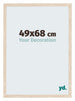 Catania MDF Marco de Fotos 49x68cm Roble Delantera Tamano | Yourdecoration.es