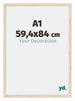 Catania MDF Marco de Fotos 59 4x84cm Roble Tamano | Yourdecoration.es