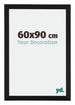Catania MDF Marco de Fotos 60x90cm Negro Tamano | Yourdecoration.es