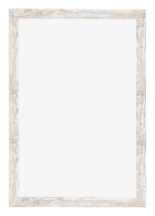 Catania MDF Marco de Fotos 61x91 5cm Blanco lavado Parte delantera | Yourdecoration.es