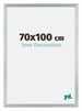 Catania MDF Marco de Fotos 70x100cm Plateado Tamano | Yourdecoration.es
