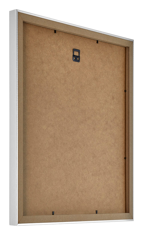 Catania MDF Marco de Fotos 70x70cm Plateado Parte trasera Oblicuo | Yourdecoration.es