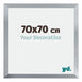 Catania MDF Marco de Fotos 70x70cm Plateado Tamano | Yourdecoration.es