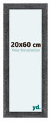 Como MDF Marco De Fotos 20x60cm Gris Barrido Parte Delantera Tamano | Yourdecoration.es