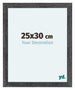 Como MDF Marco De Fotos 25x30cm Gris Barrido Parte Delantera Tamano | Yourdecoration.es