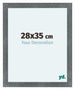 Como MDF Marco De Fotos 28x35cm Hierro Barrido Parte Delantera Tamano | Yourdecoration.es
