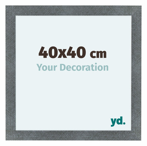 Como MDF Marco De Fotos 40x40cm Hierro Barrido Parte Delantera Tamano | Yourdecoration.es