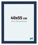 Como MDF Marco De Fotos 40x55cm Azul Oscuro Barrido Parte Delantera Tamano | Yourdecoration.es