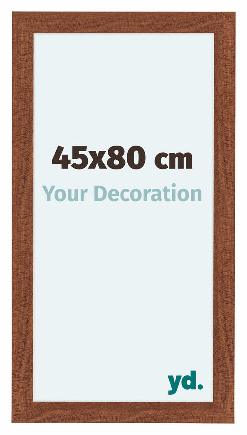 Como MDF Marco De Fotos 45x80cm Nogal Parte Delantera Tamano | Yourdecoration.es