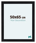 Como MDF Marco De Fotos 50x65cm Negro Mate Parte Delantera Tamano | Yourdecoration.es