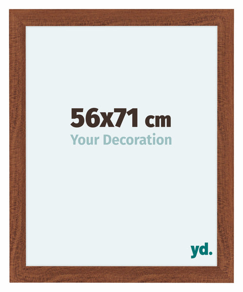 Como MDF Marco De Fotos 56x71cm Nogal Parte Delantera Tamano | Yourdecoration.es