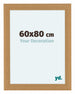 Como MDF Marco De Fotos 60x80cm Haya Parte Delantera Tamano | Yourdecoration.es