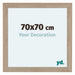Como MDF Marco De Fotos 70x70cm Roble Claro Parte Delantera Tamano | Yourdecoration.es