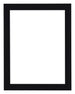 Como MDF Marco De Fotos 75x100cm Negro Muy Brillante Parte Delantera | Yourdecoration.es