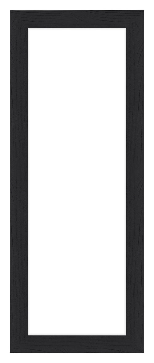 Como MDF Marco de Fotos 25x75cm Negro Grano de Madera Delantera | Yourdecoration.es