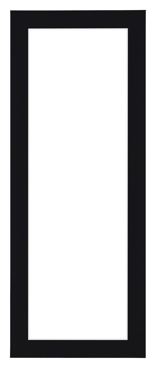 Como MDF Marco de Fotos 33x98cm Negro Muy Brillante Delantera | Yourdecoration.es