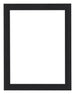 Como MDF Marco de Fotos 36x48cm Negro Grano de Madera Delantera | Yourdecoration.es