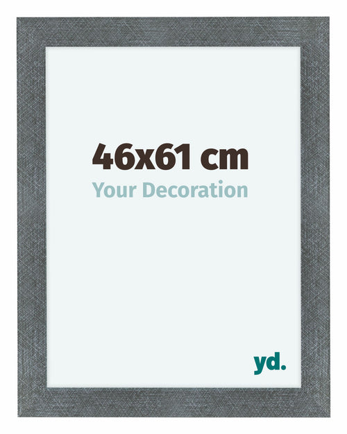 Como MDF Marco de Fotos 46x61cm Hierro Barrido Delantera Tamano | Yourdecoration.es