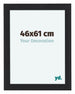 Como MDF Marco de Fotos 46x61cm Negro Grano de Madera Delantera Tamano | Yourdecoration.es