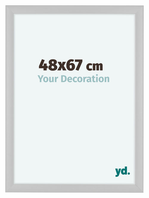 Como MDF Marco de Fotos 48x67cm Blanco Brillante Delantera Tamano | Yourdecoration.es