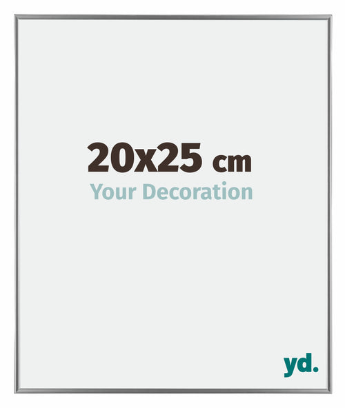 Evry Plastico Marco de Fotos 20x25cm Plateado Parte delantera Tamano | Yourdecoration.es
