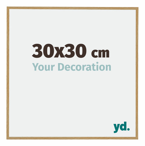 Evry Plástico Marco de Fotos 30x30cm Haya Luz Delantera Tamano | Yourdecoration.es