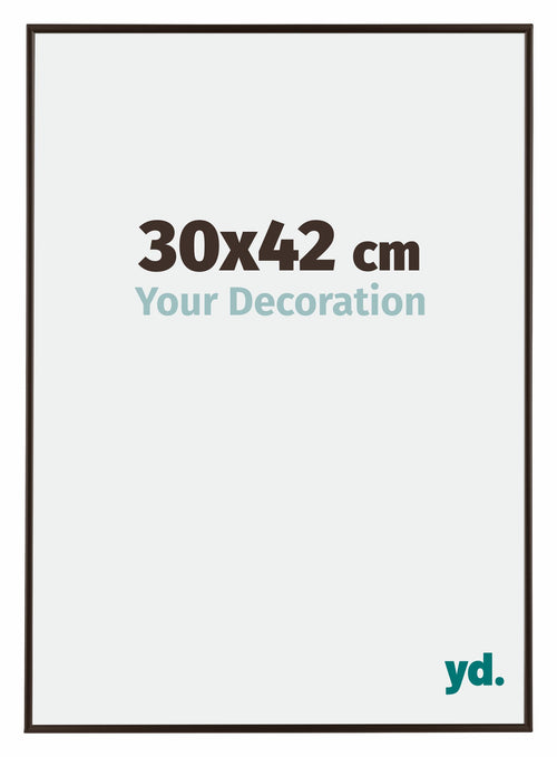 Evry Plastico Marco de Fotos 30x42cm Antracita Parte delantera Tamano | Yourdecoration.es
