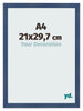 Marco De Fotos A4 - 21x29,7 cm - Azul Oscuro Barrido - MDF - Pisa