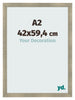 Marco De Fotos A2 - 42x59,4 cm - Dorado Antiguo - MDF - Pisa