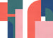 Fotomural Geometric Colours 350x250cm FLX7 032 | Yourdecoration.es